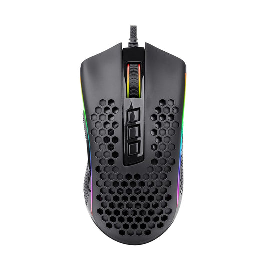 Redragon STORM 12400DPI 7 Buttons / Ergonomic Design / P3327 Optical Sensor / Lightweight Body / RGB Backlit gaming Mouse - B