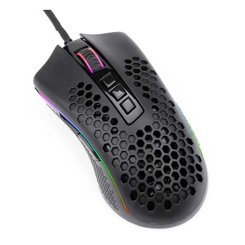 Redragon STORM 12400DPI 7 Buttons / Ergonomic Design / P3327 Optical Sensor / Lightweight Body / RGB Backlit gaming Mouse