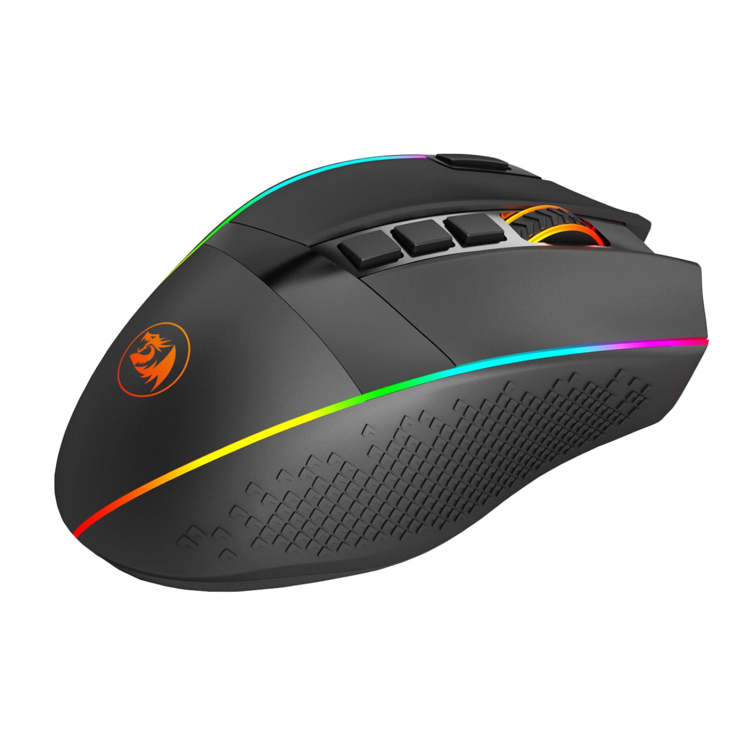 Redragon M991 RGB PRO ENLIGHTENMENT 26000 DPI Wireless Gaming Mouse - Black - alternate product view 2