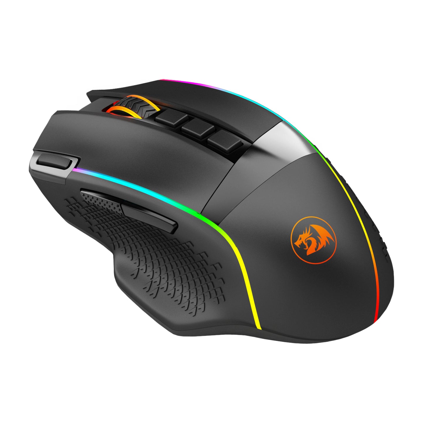 Redragon M991 RGB PRO ENLIGHTENMENT 26000 DPI Wireless Gaming Mouse - Black - alternate product view 3