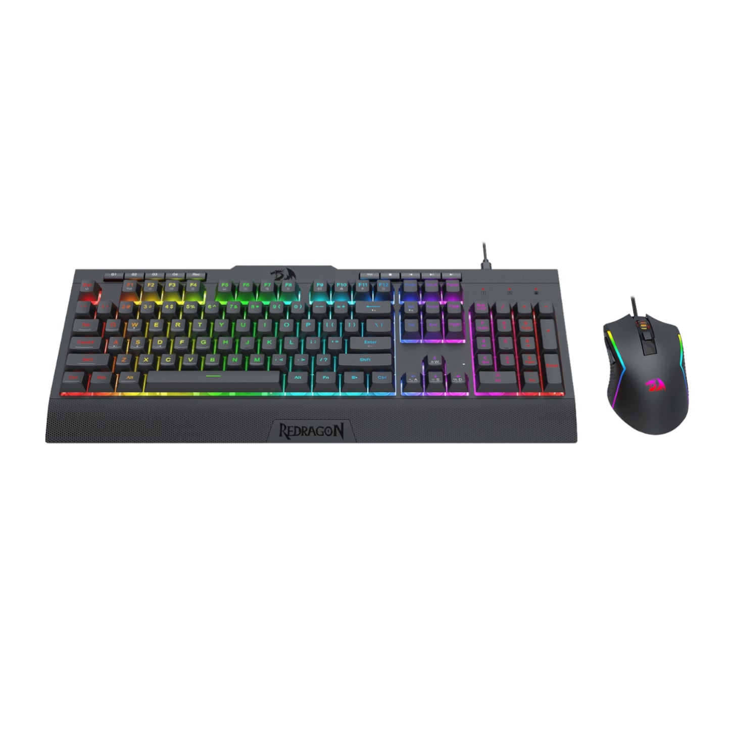 Redragon S151 Gaming Keyboard and Mouse Combo-Black - alternate product view 2