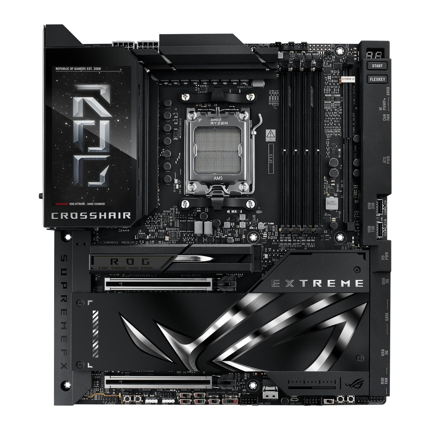 ASUS ROG Crosshair X870E EXTREME AM5 E-ATX Gaming Motherboard - alternate product view 2