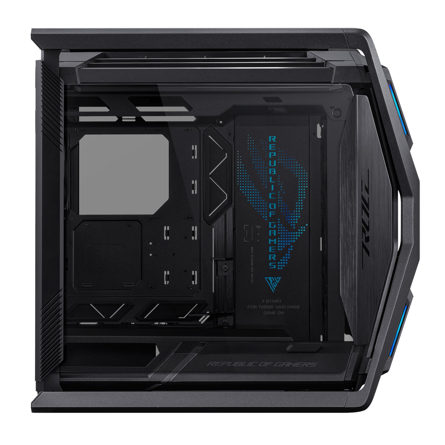 ASUS ROG Hyperion GR701 E-ATX ARGB Gaming Chassis - Black - alternate product view 4