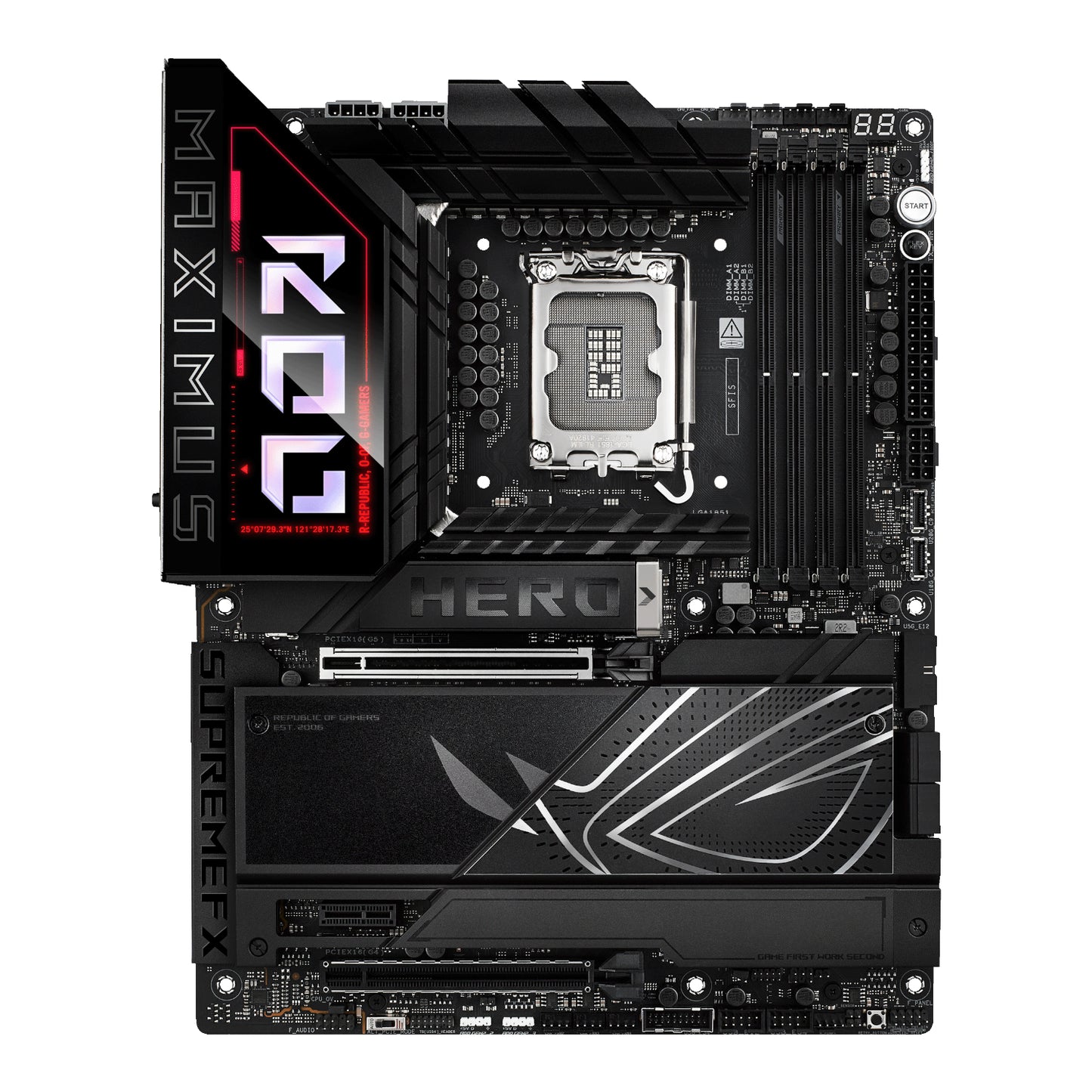 ASUS ROG Maximus Z890 Hero Intel LGA1851 ATX Gaming Motherboard - alternate product view 2