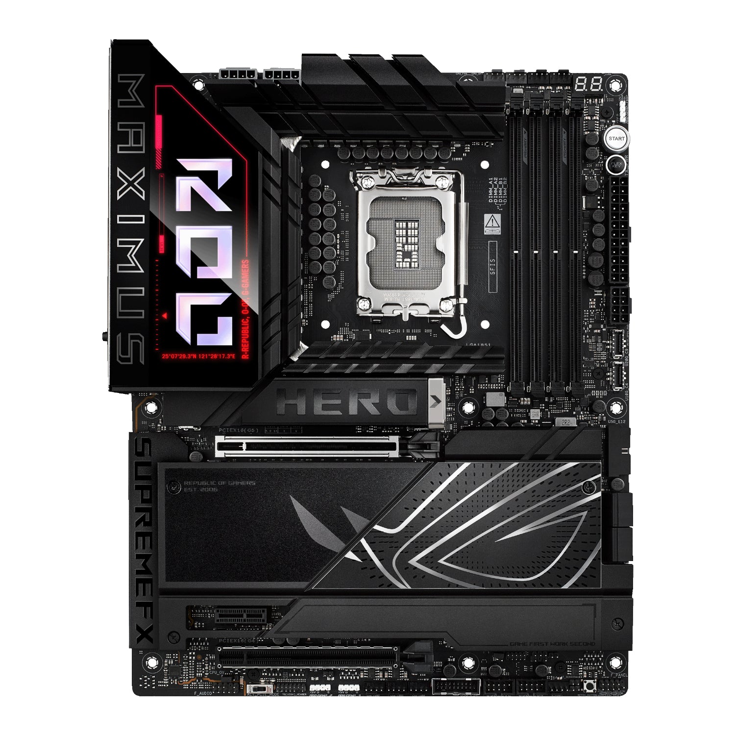 ASUS ROG Maximus Z890 Hero Intel LGA1851 ATX Gaming Motherboard - alternate product view 2