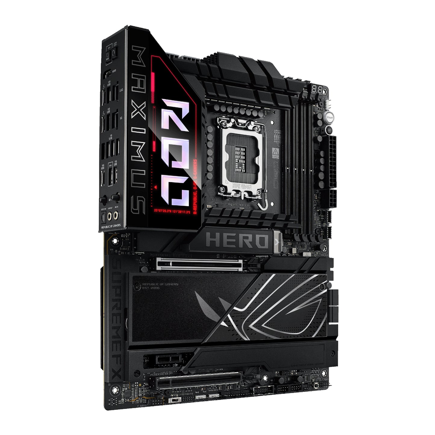 ASUS ROG Maximus Z890 Hero Intel LGA1851 ATX Gaming Motherboard - alternate product view 3