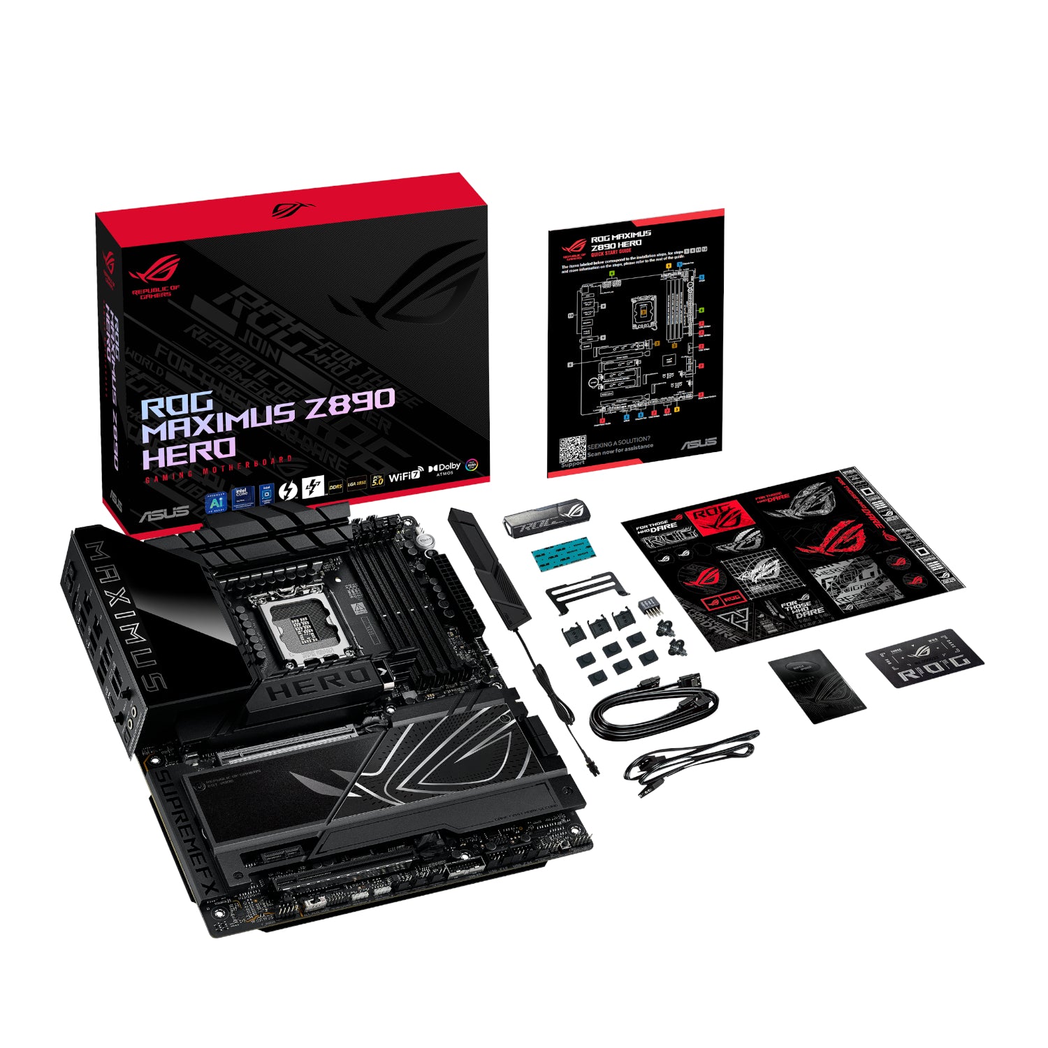 ASUS ROG Maximus Z890 Hero Intel LGA1851 ATX Gaming Motherboard - alternate product view 6