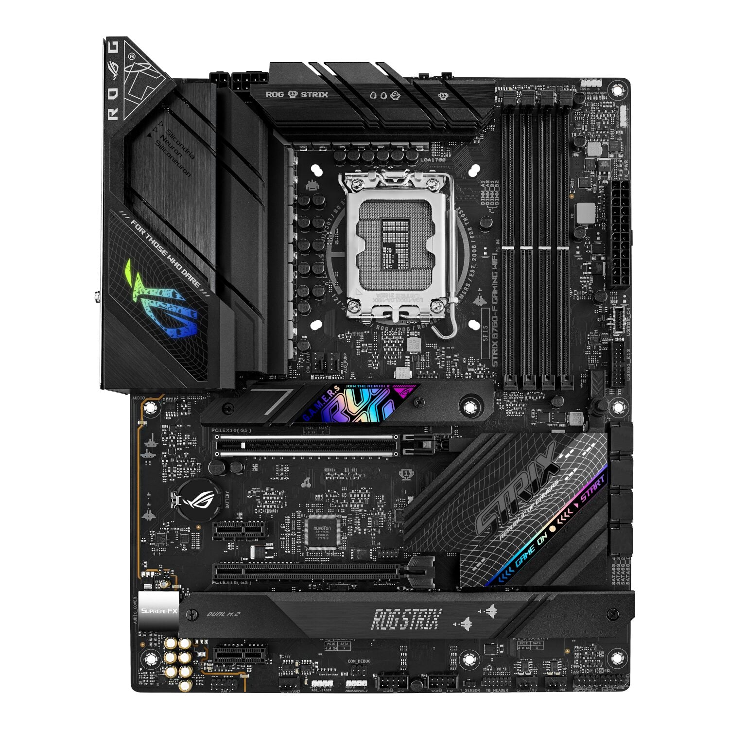 ASUS ROG Strix B760-F Gaming WiFi Motherboard - Intel LGA1700 - alternate product view 2