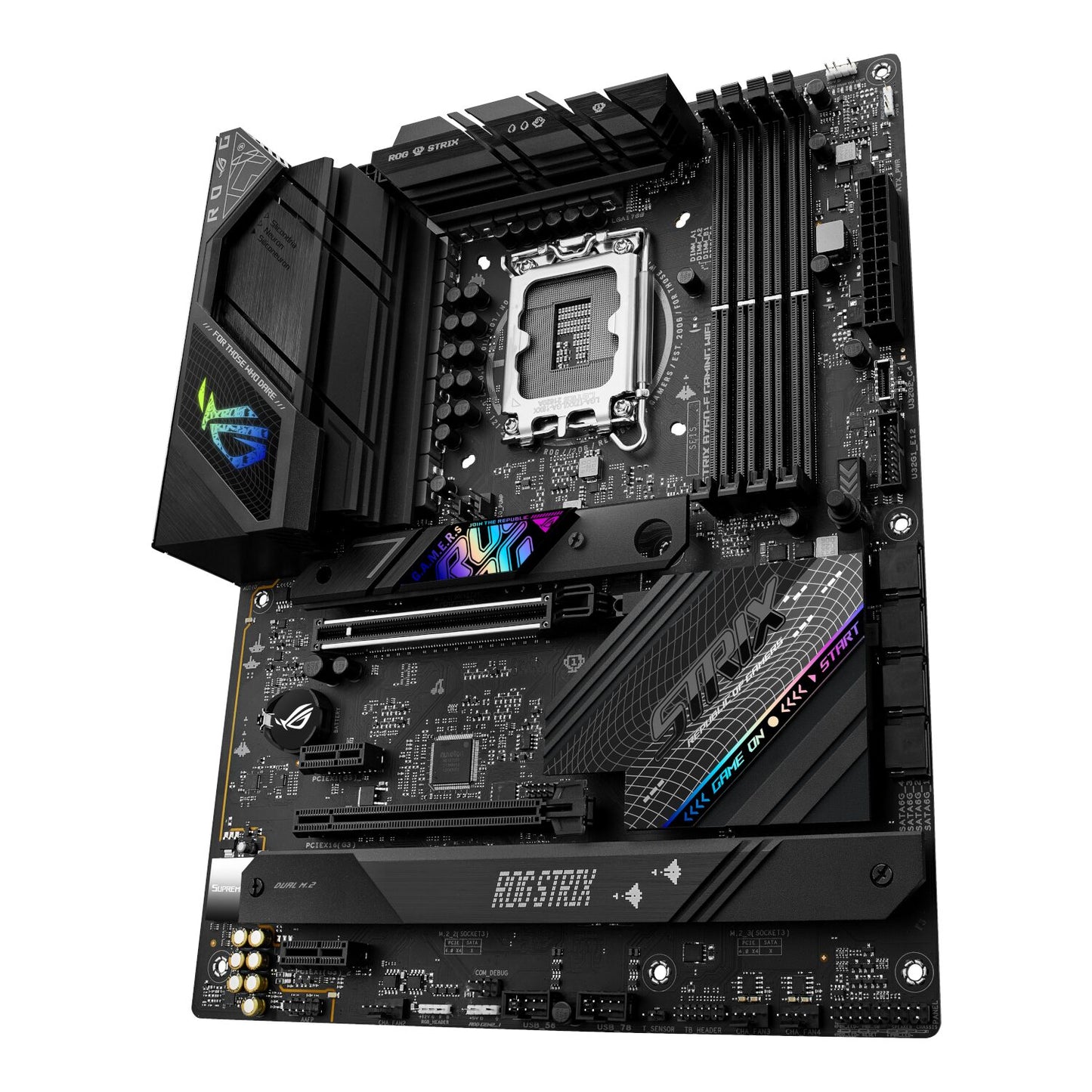 ASUS ROG Strix B760-F Gaming WiFi Motherboard - Intel LGA1700 - alternate product view 3