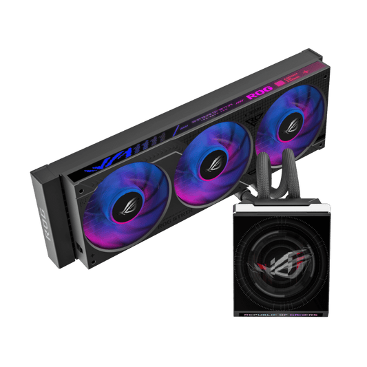 ASUS ROG Strix SLC IV 360 ARGB LCD Liquid CPU Cooler - Black