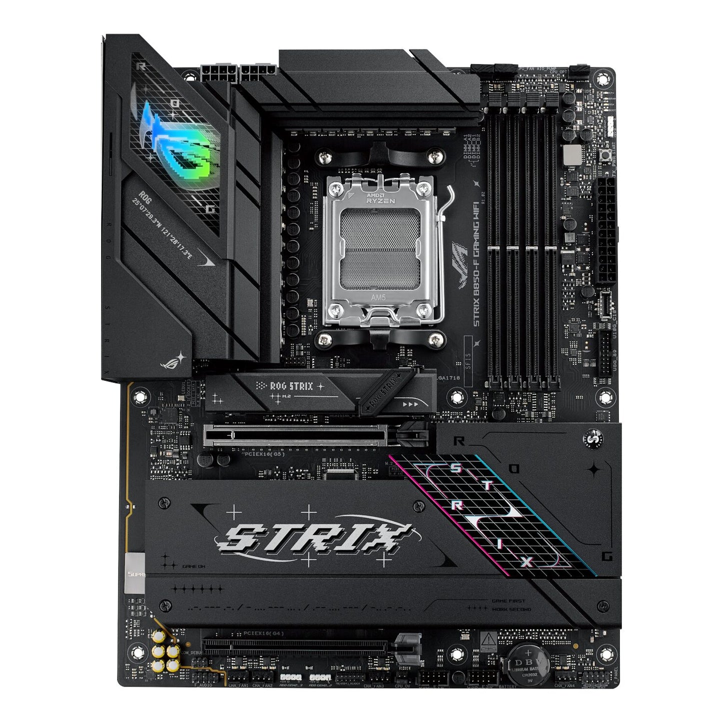ASUS ROG Strix B850-F Gaming WiFi Motherboard - AMD AM5 - alternate product view 2