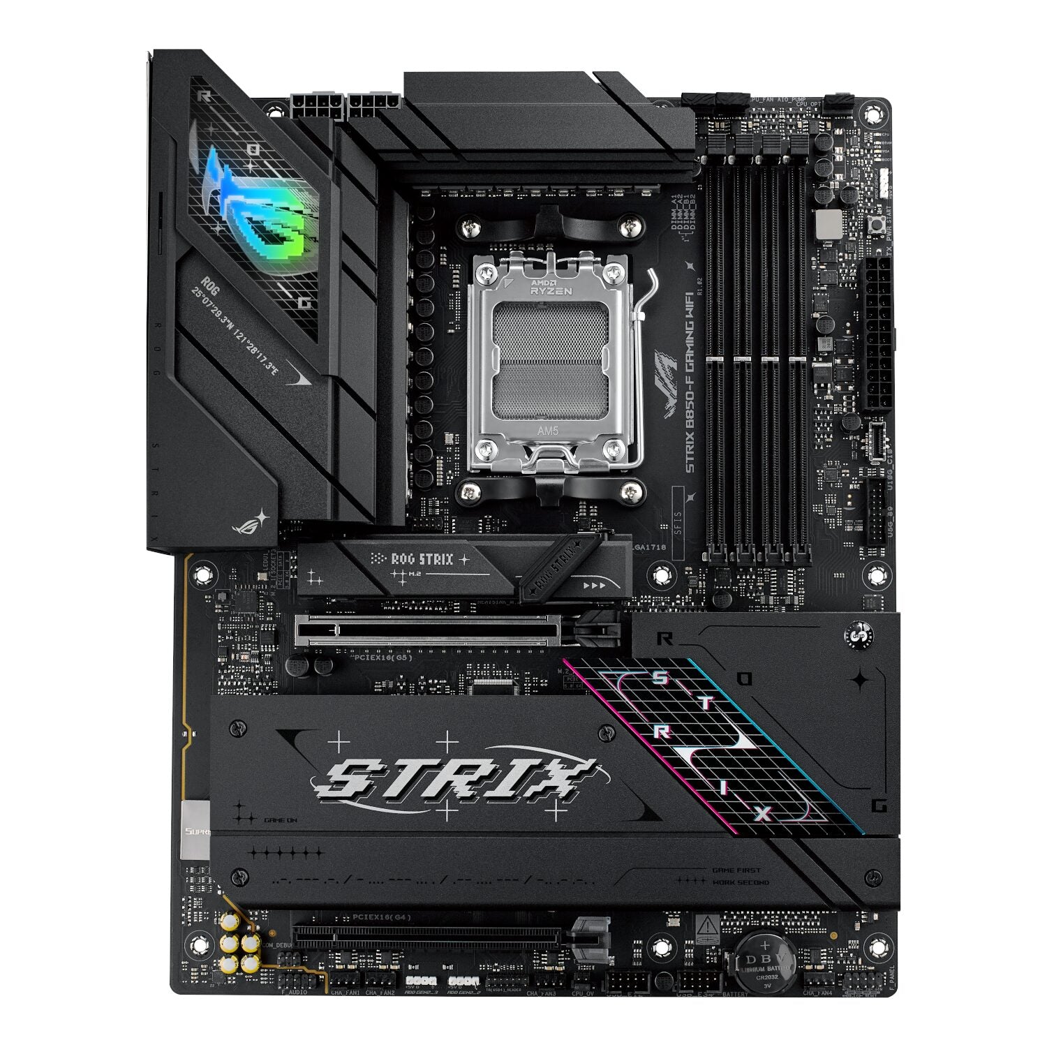 ASUS ROG Strix B850-F Gaming WiFi Motherboard - AMD AM5 - alternate product view 2