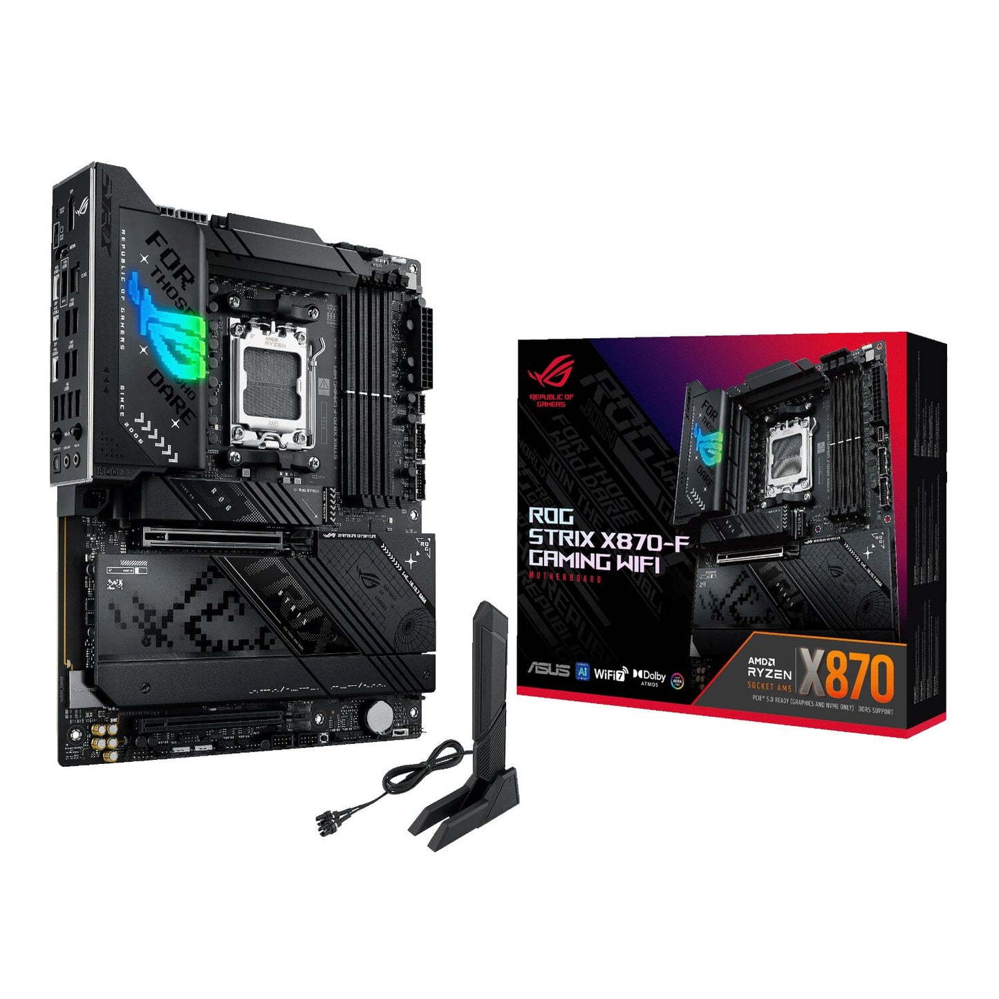 ASUS ROG Strix X870-F Gaming WiFi Motherboard - ATX AMD AM5