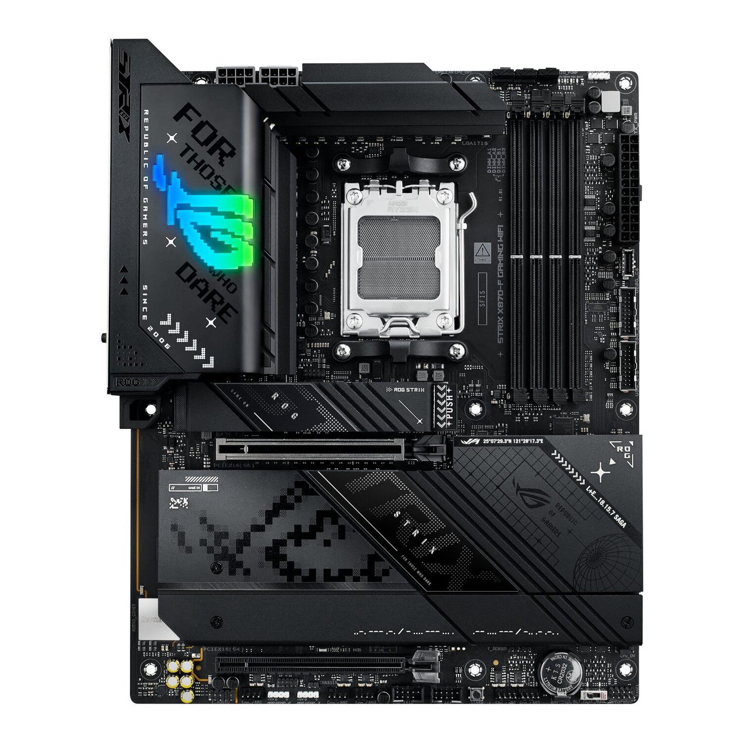 ASUS ROG Strix X870-F Gaming WiFi Motherboard - ATX AMD AM5 - alternate product view 2