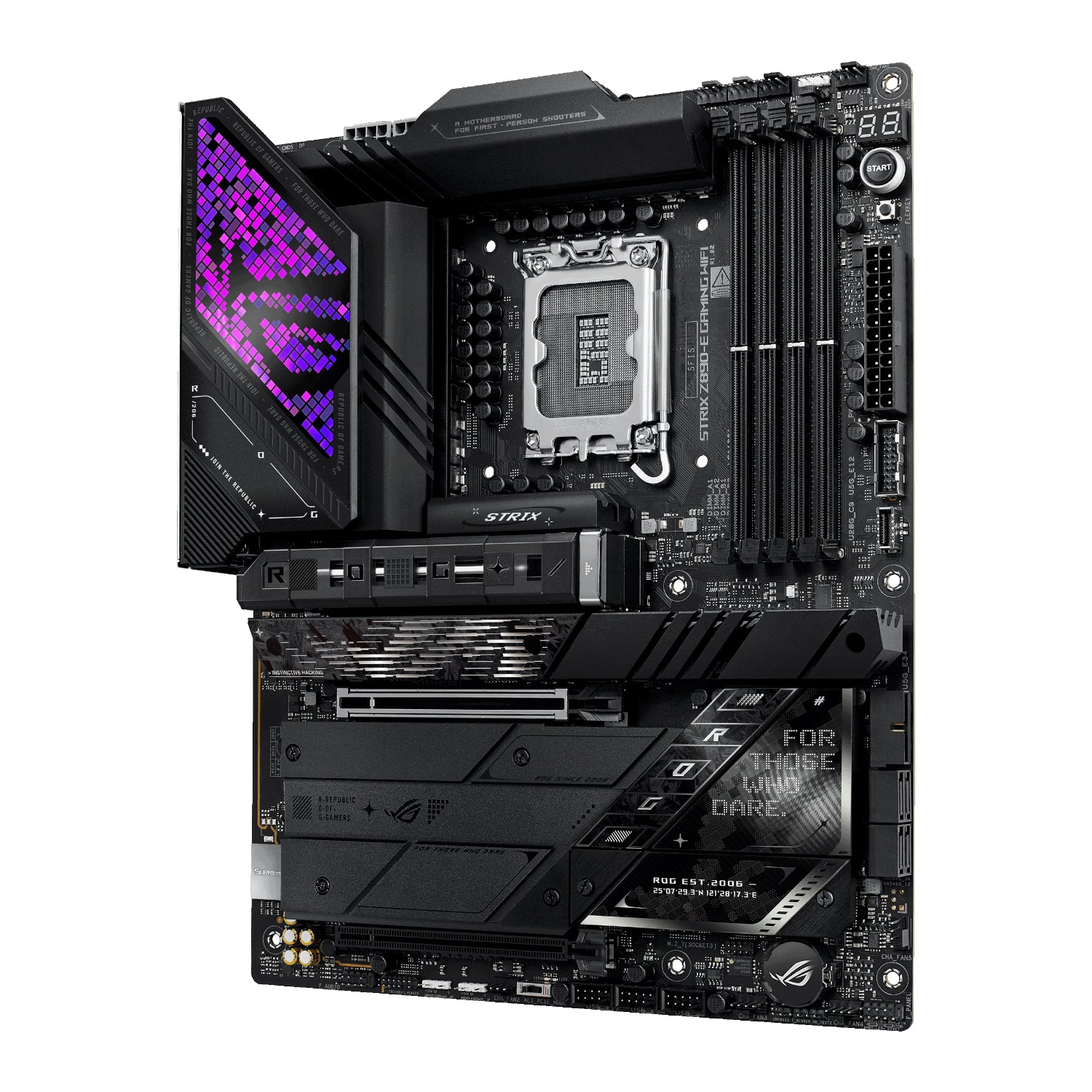 ASUS ROG Strix Z890-E Gaming WIFI Intel LGA1851 ATX Gaming Motherboard - alternate product view 4