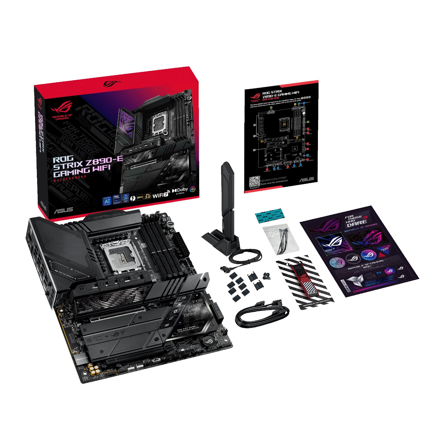 ASUS ROG Strix Z890-E Gaming WIFI Intel LGA1851 ATX Gaming Motherboard - alternate product view 6