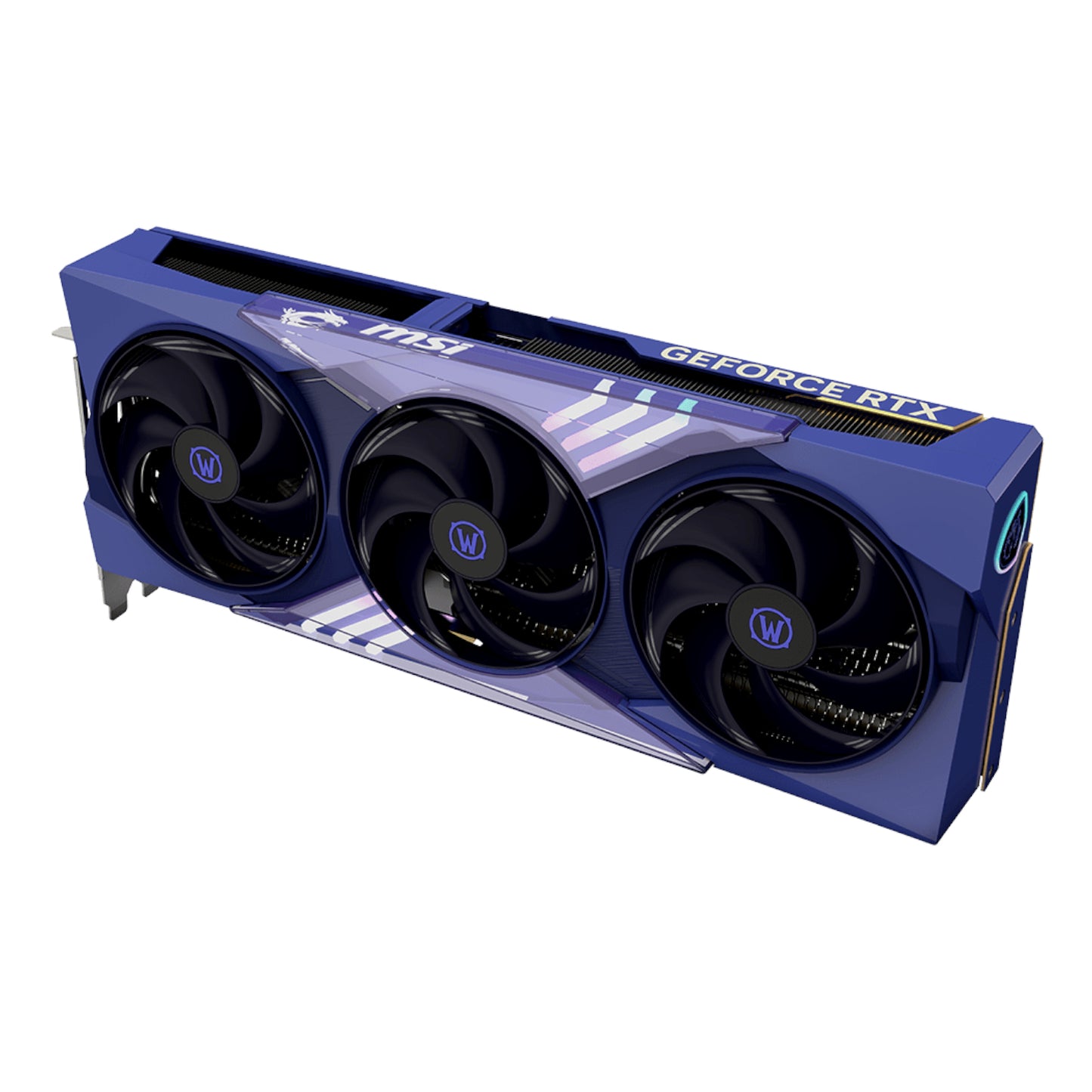 MSI GeForce RTX 5070 12GB World of Warcraft MIDNIGHT VOID EDITION OC Graphics Card - alternate product view 4