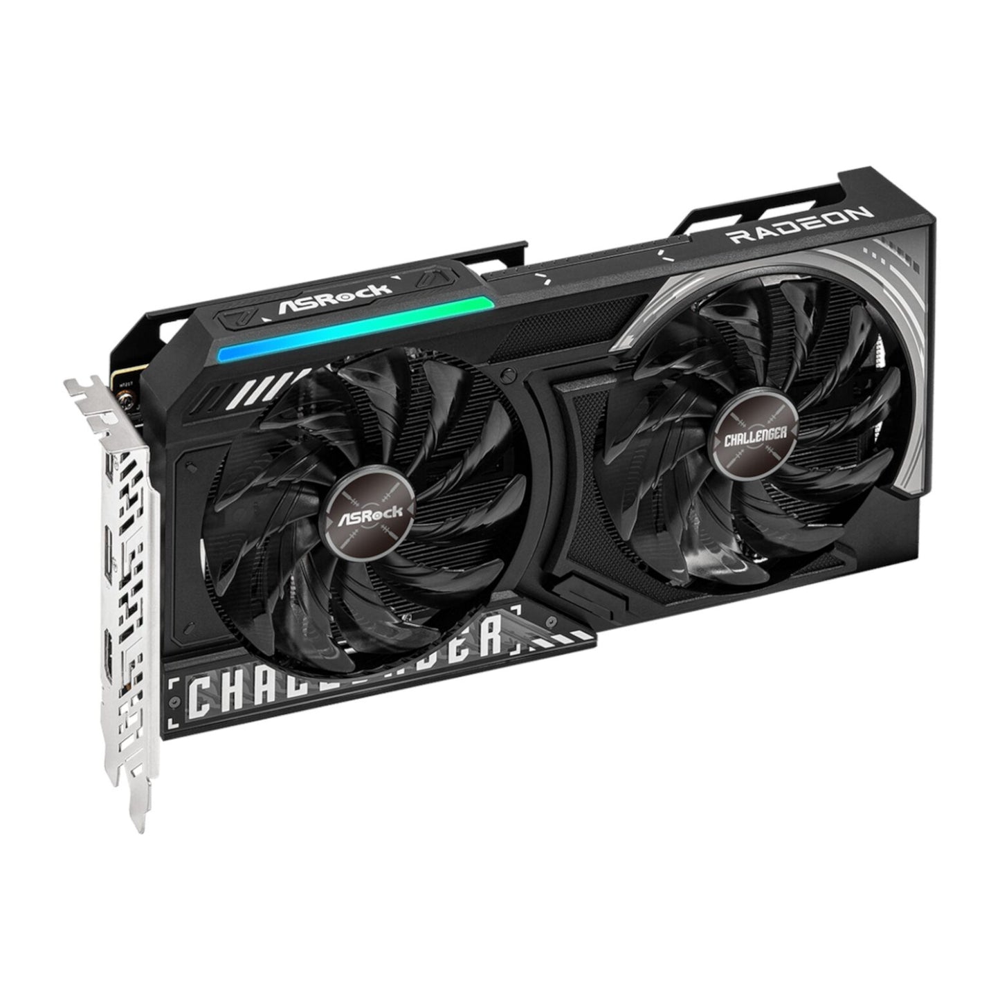 ASRock Radeon RX 9060 XT Challenger 16GB OC Graphics Card (RDNA™ 4, PCIe 5.0) - alternate product view 2