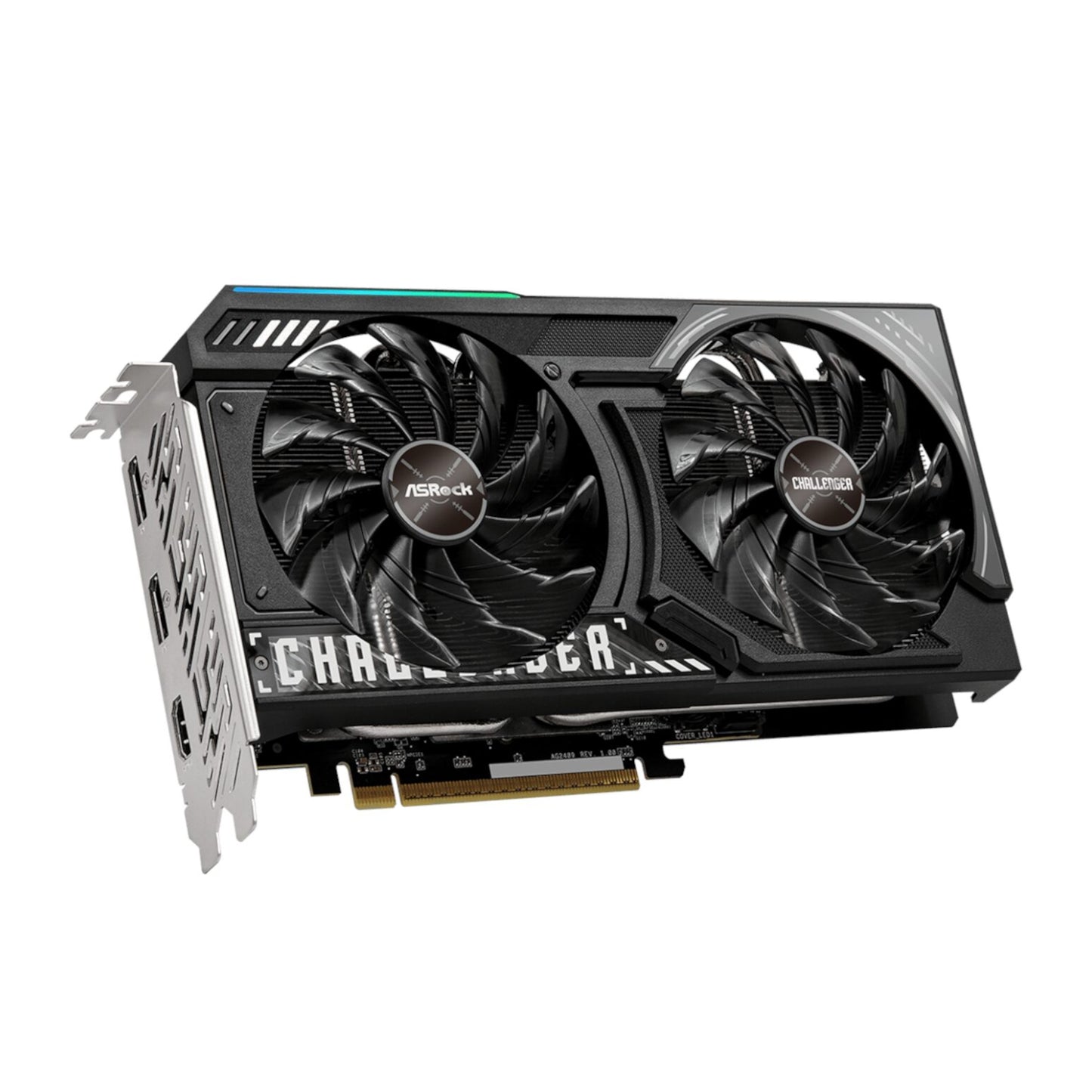 ASRock Radeon RX 9060 XT Challenger 16GB OC Graphics Card (RDNA™ 4, PCIe 5.0) - alternate product view 4