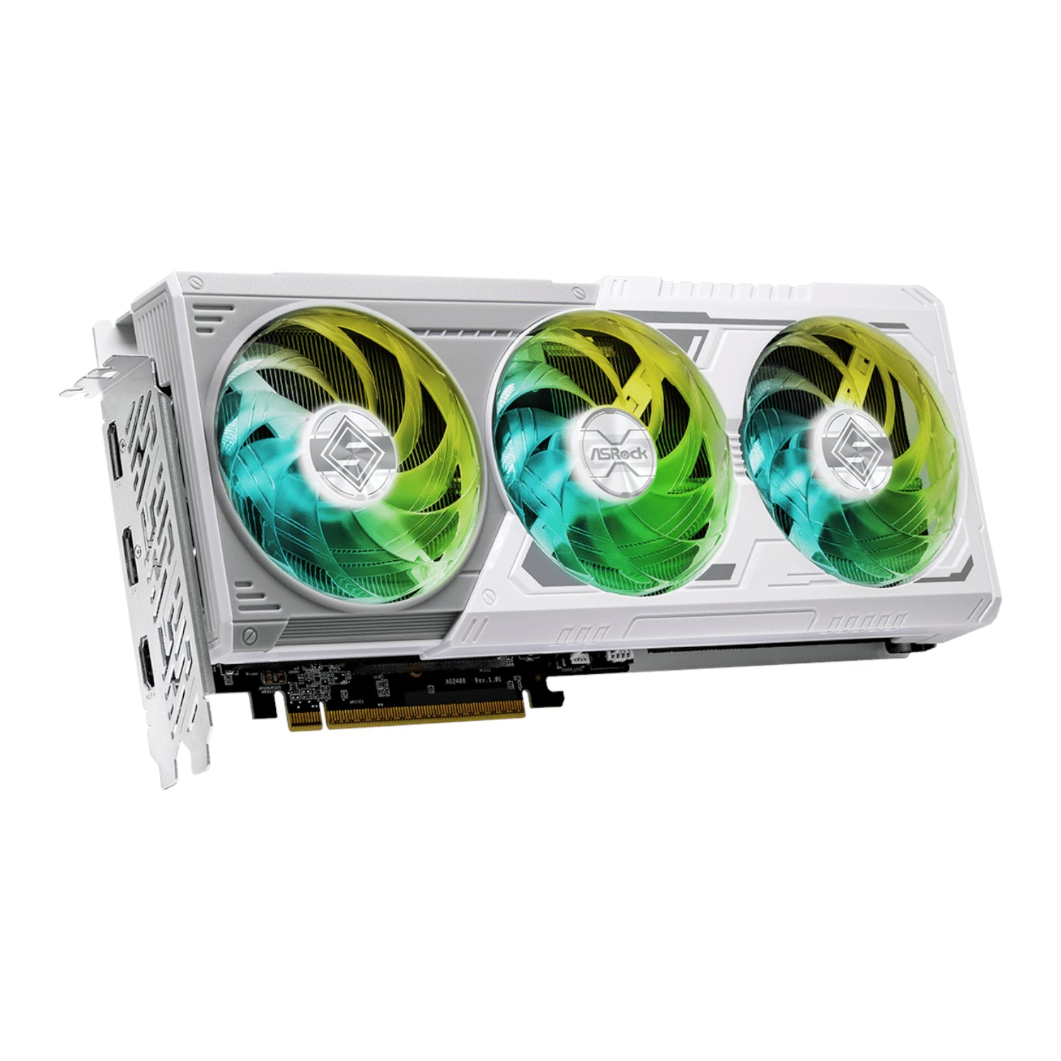 ASRock Radeon RX9060 XT Steel Legend 16G Graphics Card - alternate product view 3