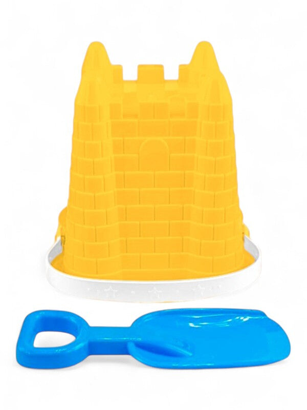 SAND Bucket WITH SPADE - Bucket Height 200 Mm - Yellow