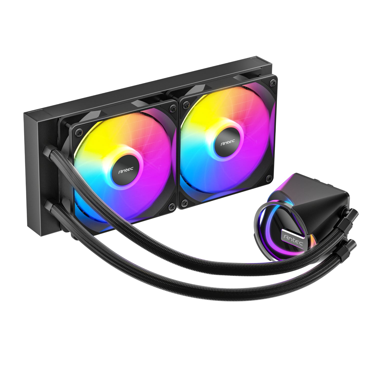 Antec Skeleton 240 ARGB CPU Liquid Cooler Black - alternate product view 2