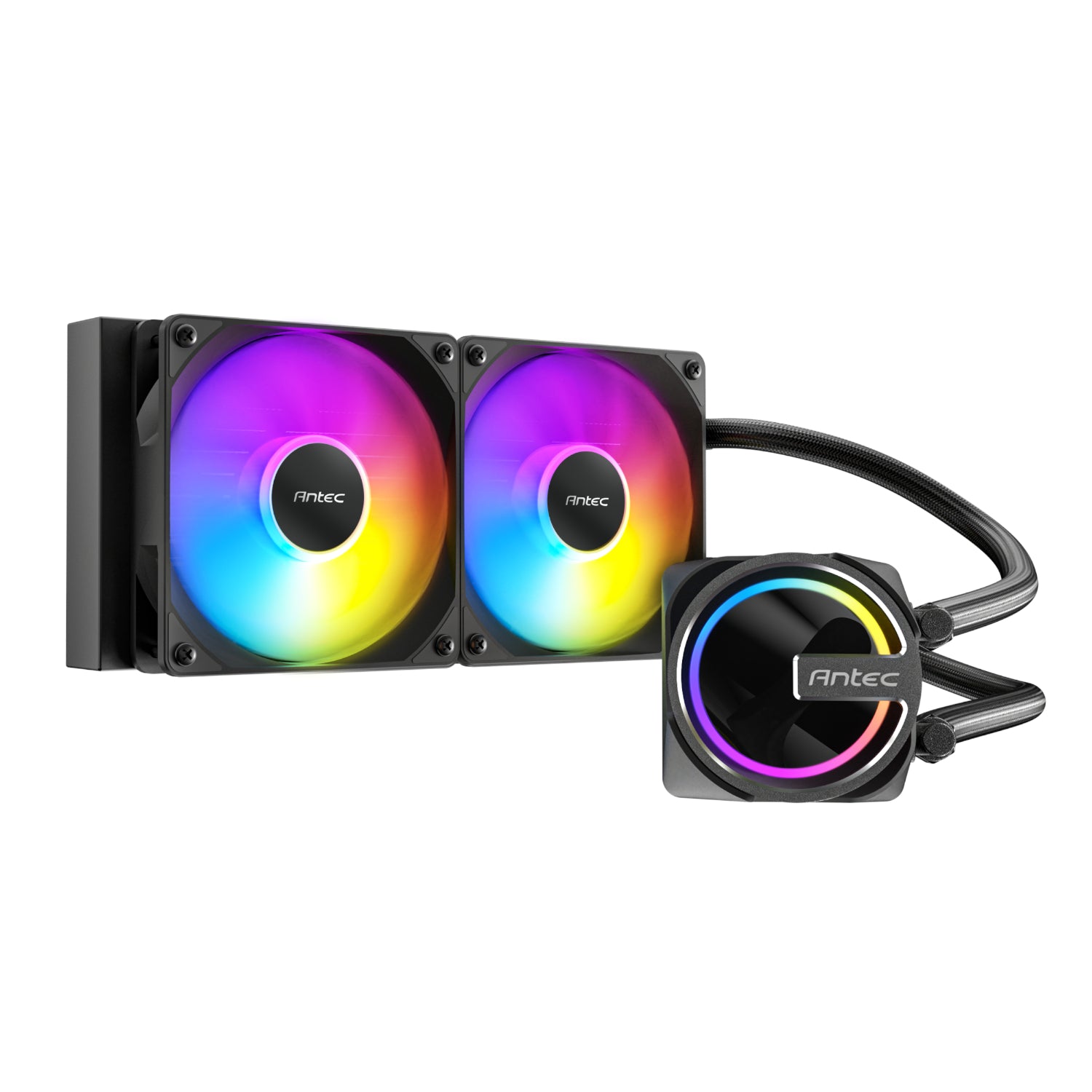 Antec Skeleton 240 ARGB CPU Liquid Cooler Black - alternate product view 3