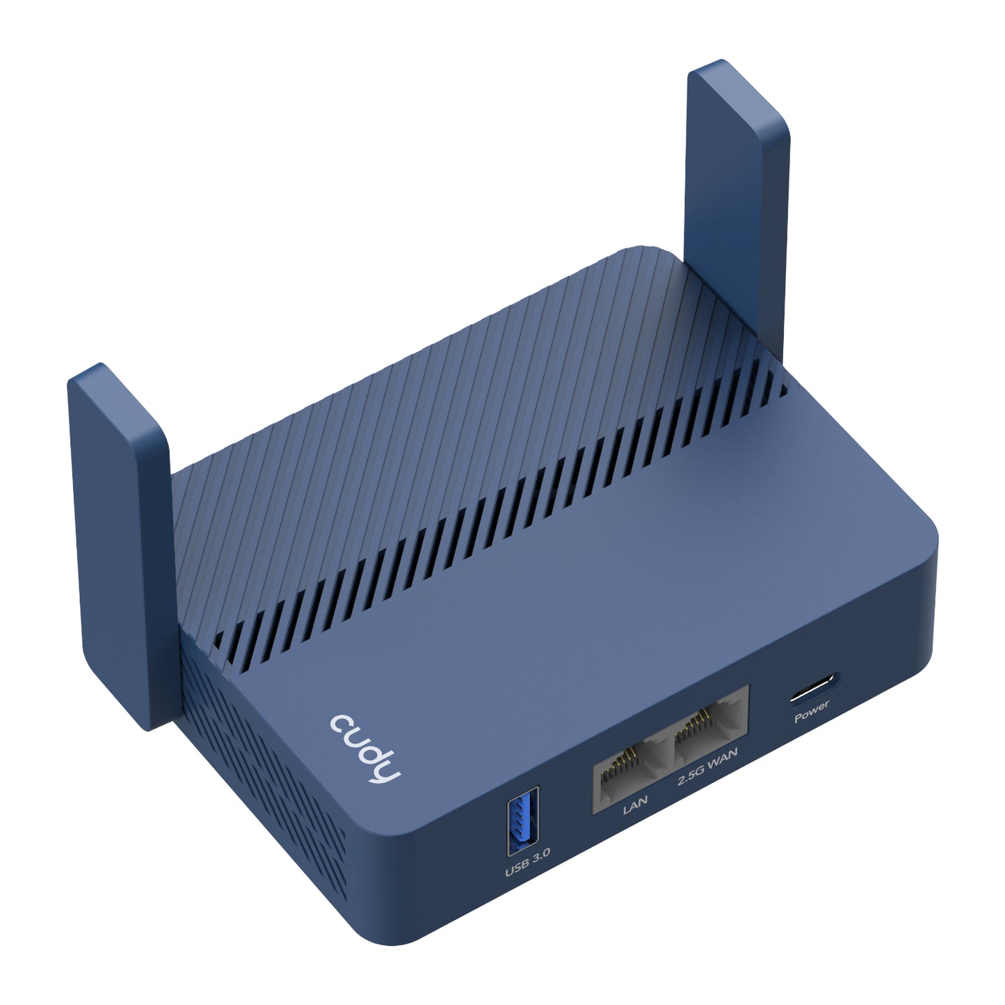 Cudy AX3000 2.5G Wi-Fi 6 Mini VPN Travel Router - Navy Blue - alternate product view 4