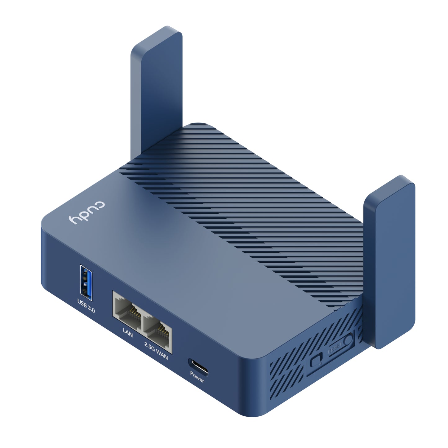 Cudy AX3000 2.5G Wi-Fi 6 Mini VPN Travel Router - Navy Blue - alternate product view 3