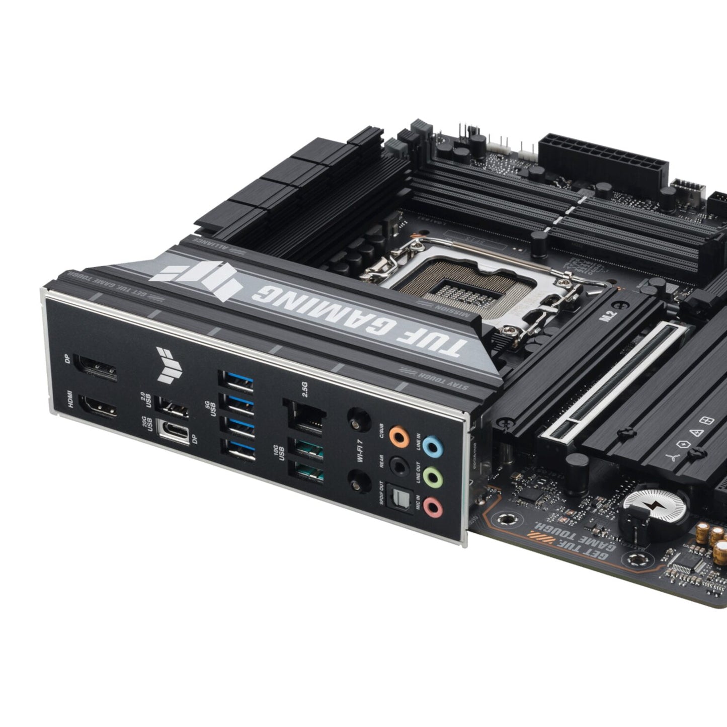 ASUS TUF Gaming B860M-Plus Wi-Fi M-ATX Motherboard – Intel LGA1851, DDR5, PCIe 5.0. Wi-Fi 7 - alternate product view 5