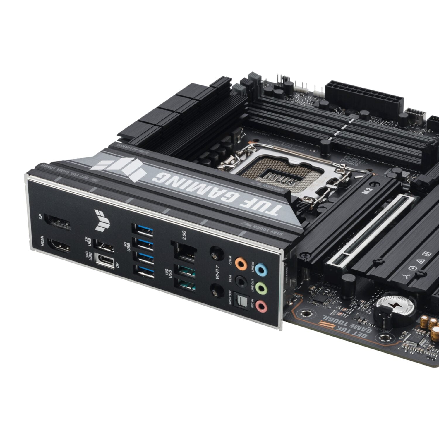 ASUS TUF Gaming B860M-Plus Wi-Fi M-ATX Motherboard – Intel LGA1851, DDR5, PCIe 5.0. Wi-Fi 7 - alternate product view 5