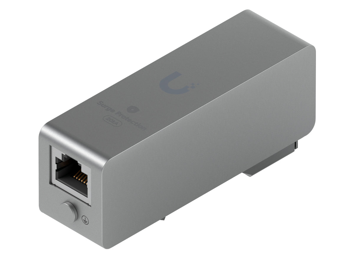Ubiquiti UniFi 10Gbps PoE++ Single Port Din Rail Surge Protector