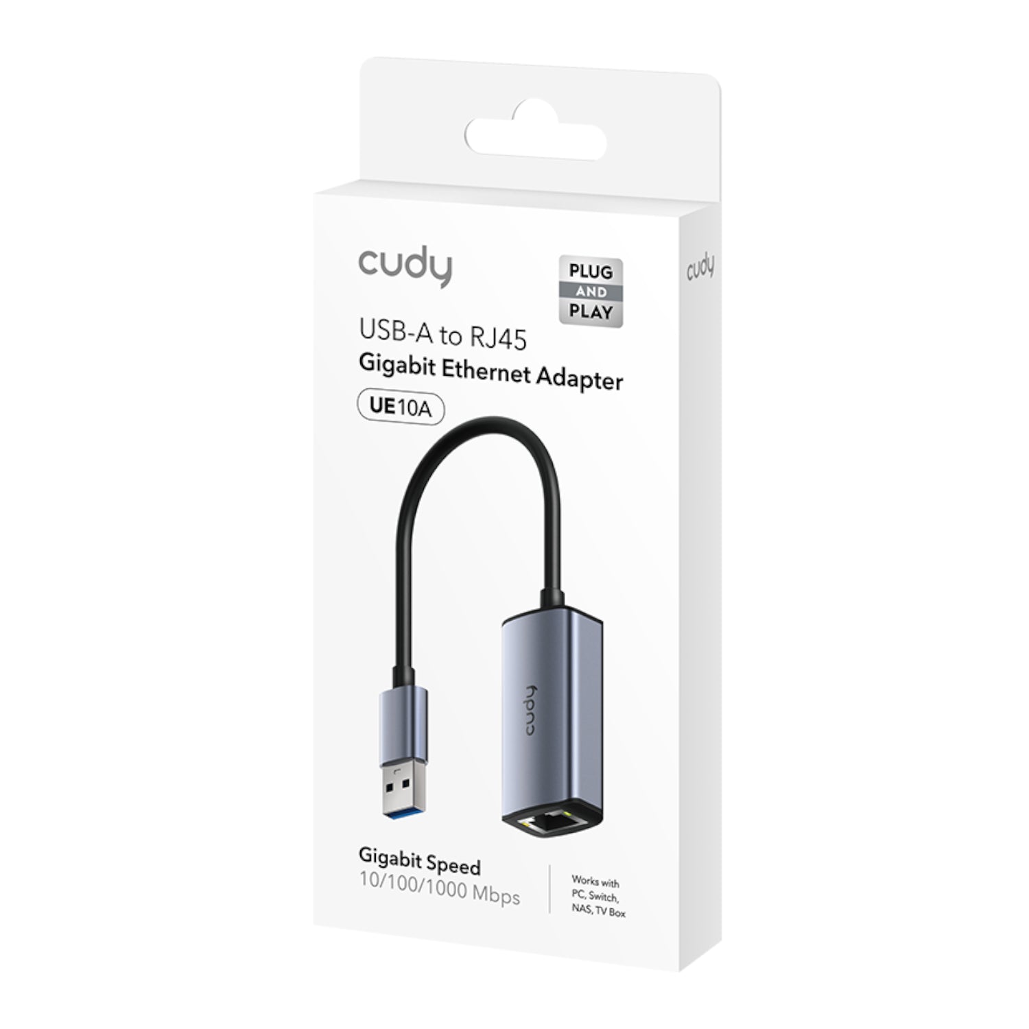 Cudy UE10A USB-A to Gigabit Ethernet Adapter - alternate product view 2
