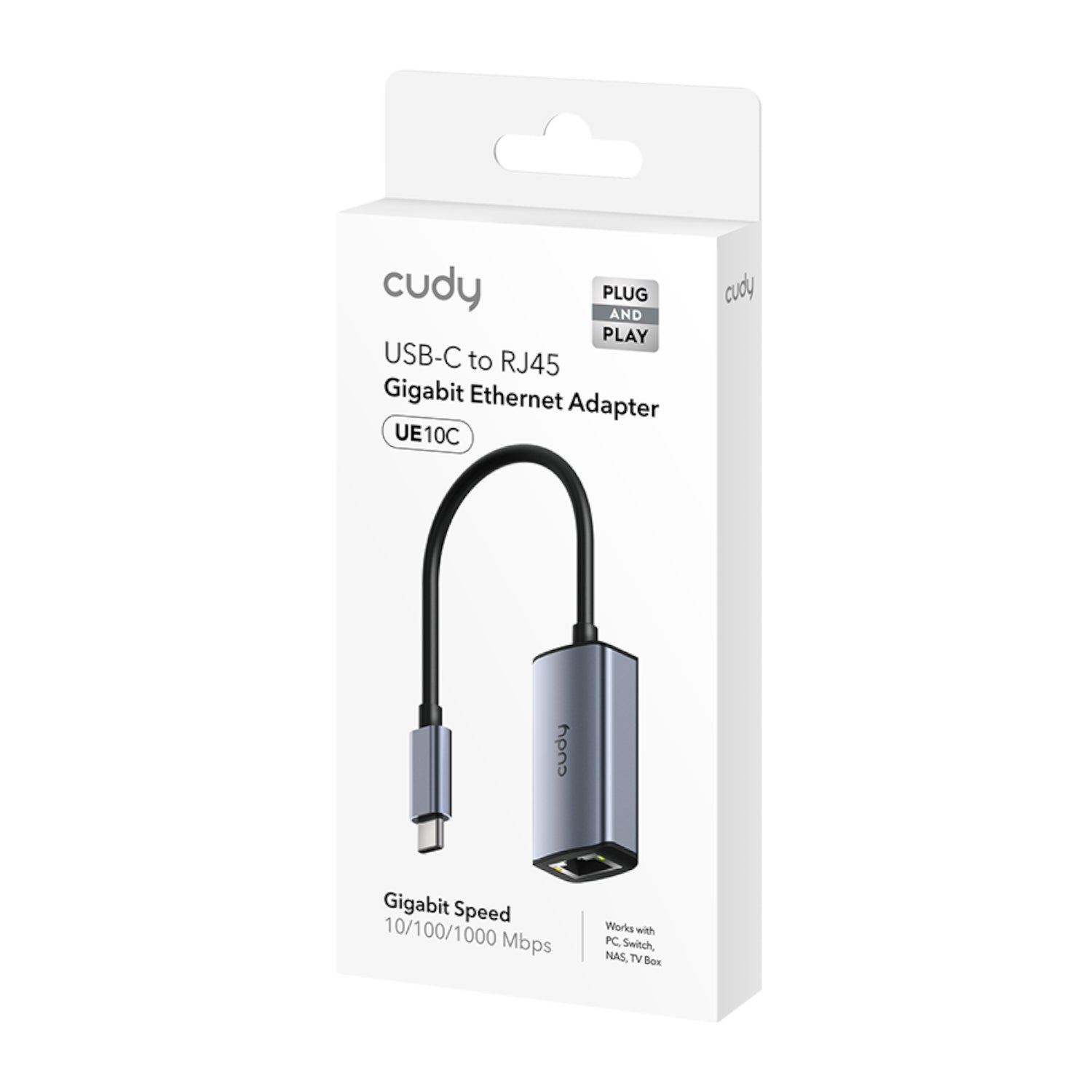 Cudy UE10C USB Type-C to Gigabit Ethernet Adapter - alternate product view 2