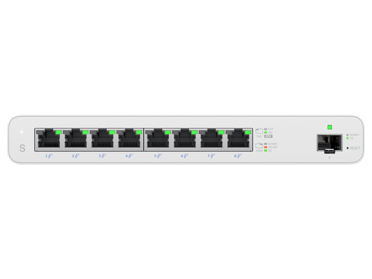 Ubiquiti UISP Switch 8 Port Gigabit PoE 110W 1SFP