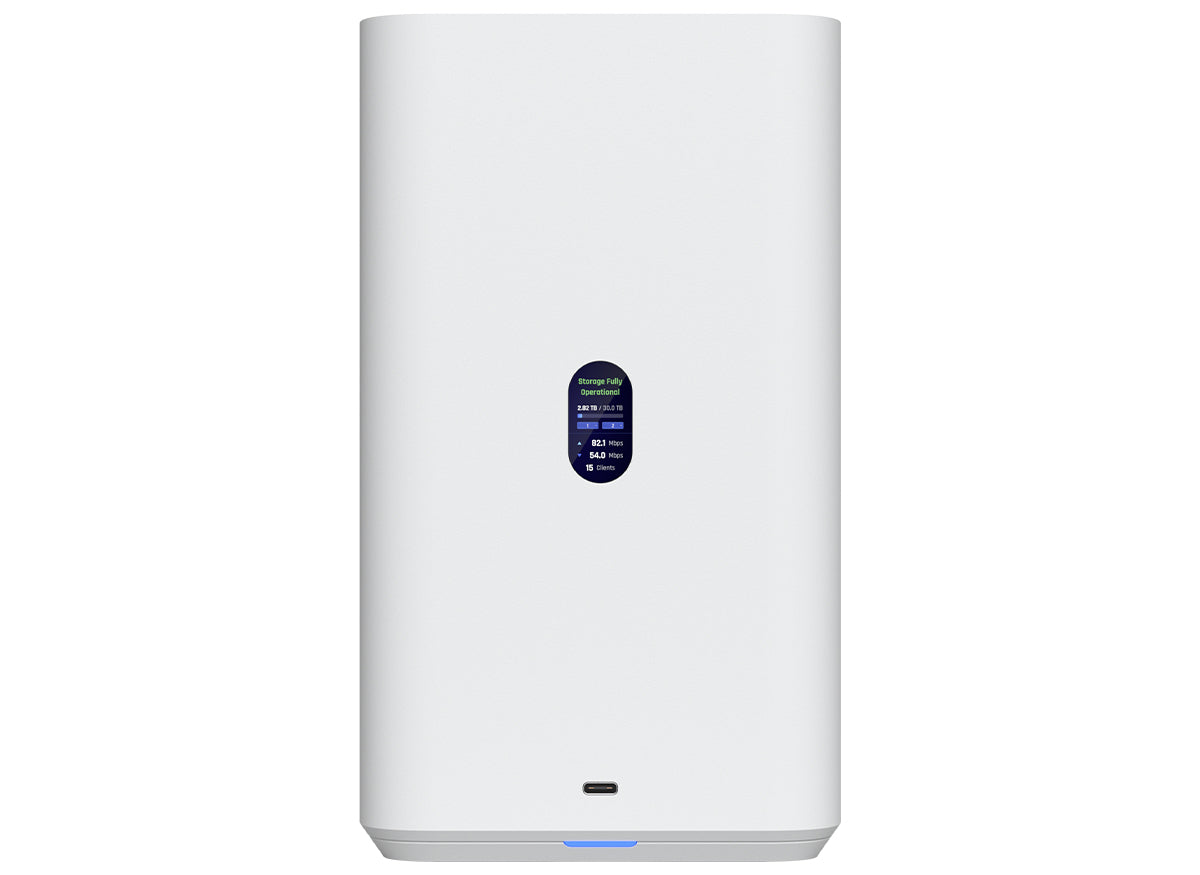 Ubiquiti UniFi White UNAS 2.5Gbps Ethernet 2x 3.5" HDD bays