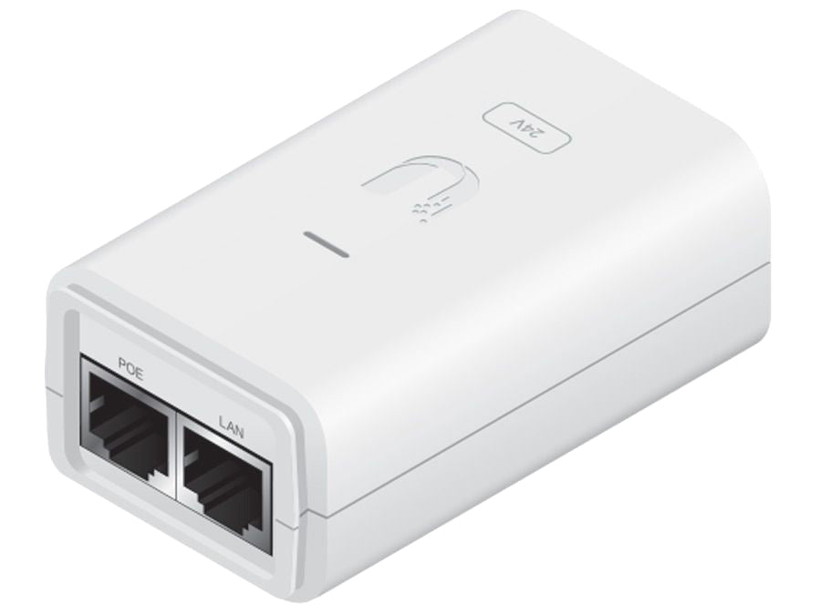 Ubiquiti Gigabit PoE Adapter 24V 12W with No Cable