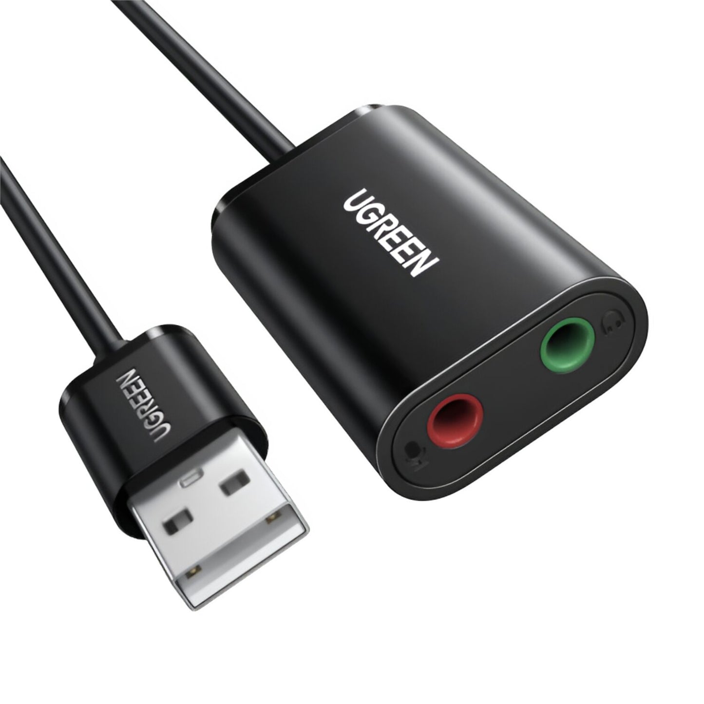 Ugreen USB to 3.5mm External Stereo Sound Adapter - Black - alternate product view 2