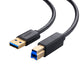 Ugreen US210 USB-A Printer Cable 2M - Black - alternate product view 2