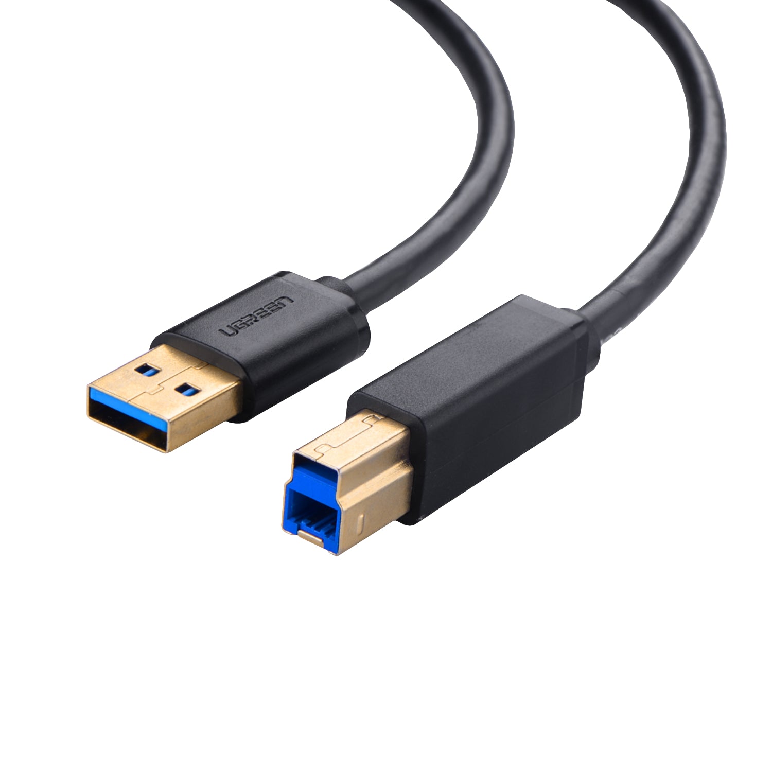 Ugreen US210 USB-A Printer Cable 2M - Black - alternate product view 2