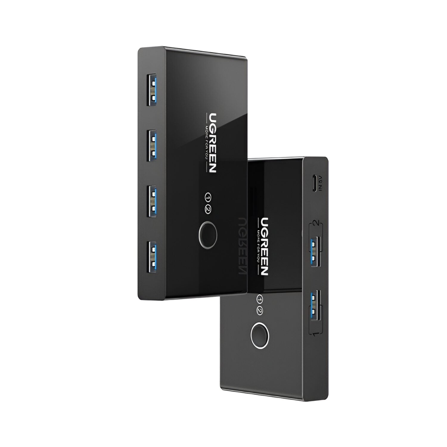 Ugreen USB 2.0 4-Port Switch Box, with 1.5m USB Cables