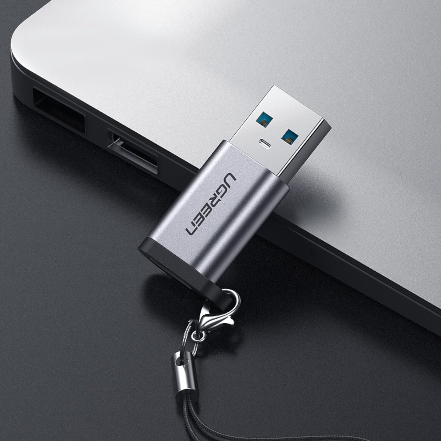 Ugreen USB 3.0 Male to Type-C 3.1 Female Adapter, Data Transfer and Charging - alternate product view 4
