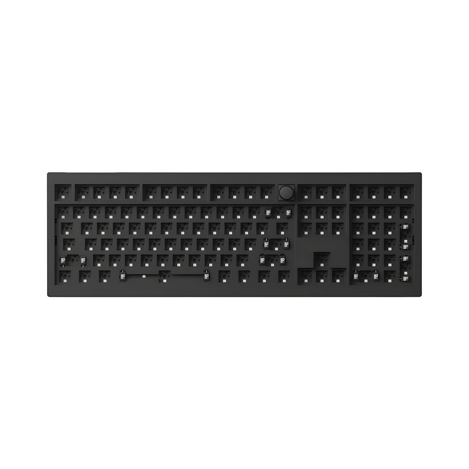 Keychron V6 Max QMK/VIA RED Wireless Custom Mechanical Keyboard - RED Switch - Black - alternate product view 6