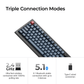 Keychron V3 Max QMK/VIA 80% Wireless Custom Mechanical Keyboard (Brown Switch) – Carbon Black - alternate product view 3