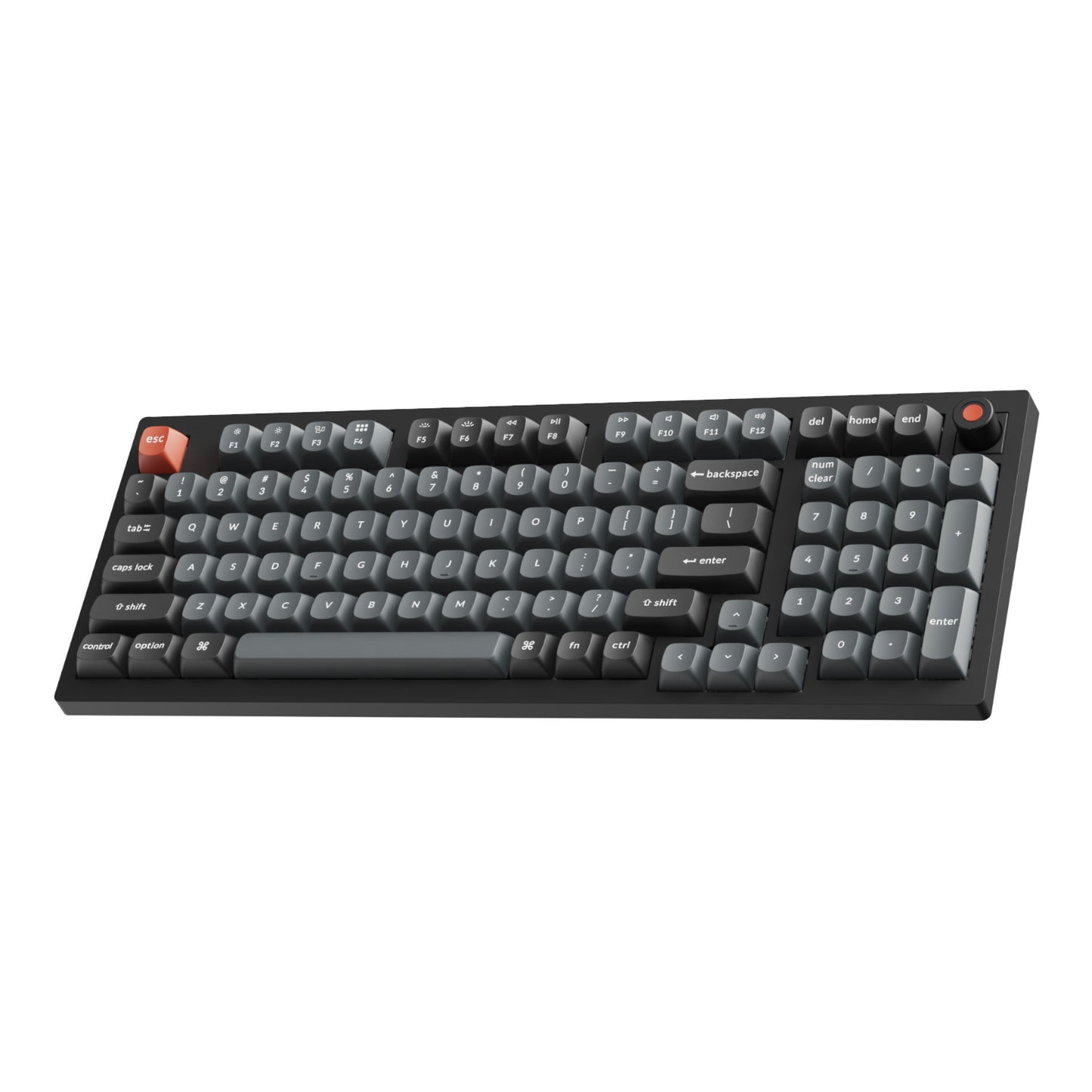 Keychron V5 Ultra 96% 8K Red Switch Hot-Swapple Silk POM RGB Wireless Keyboard - alternate product view 4