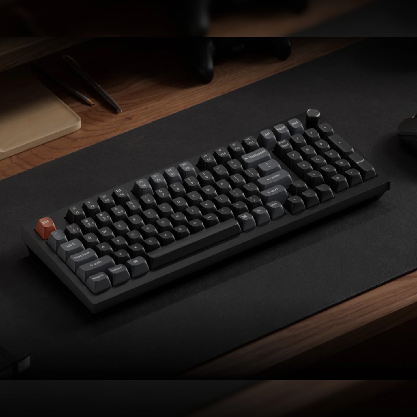 Keychron V5 Ultra 96% 8K Red Switch Hot-Swapple Silk POM RGB Wireless Keyboard - alternate product view 6