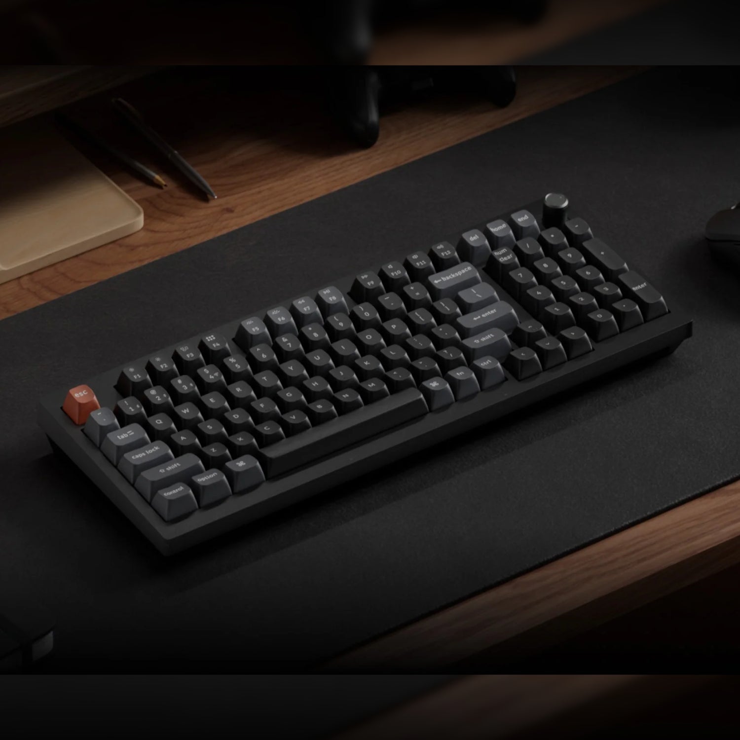Keychron V5 Ultra 96% 8K Red Switch Hot-Swapple Silk POM RGB Wireless Keyboard - alternate product view 6
