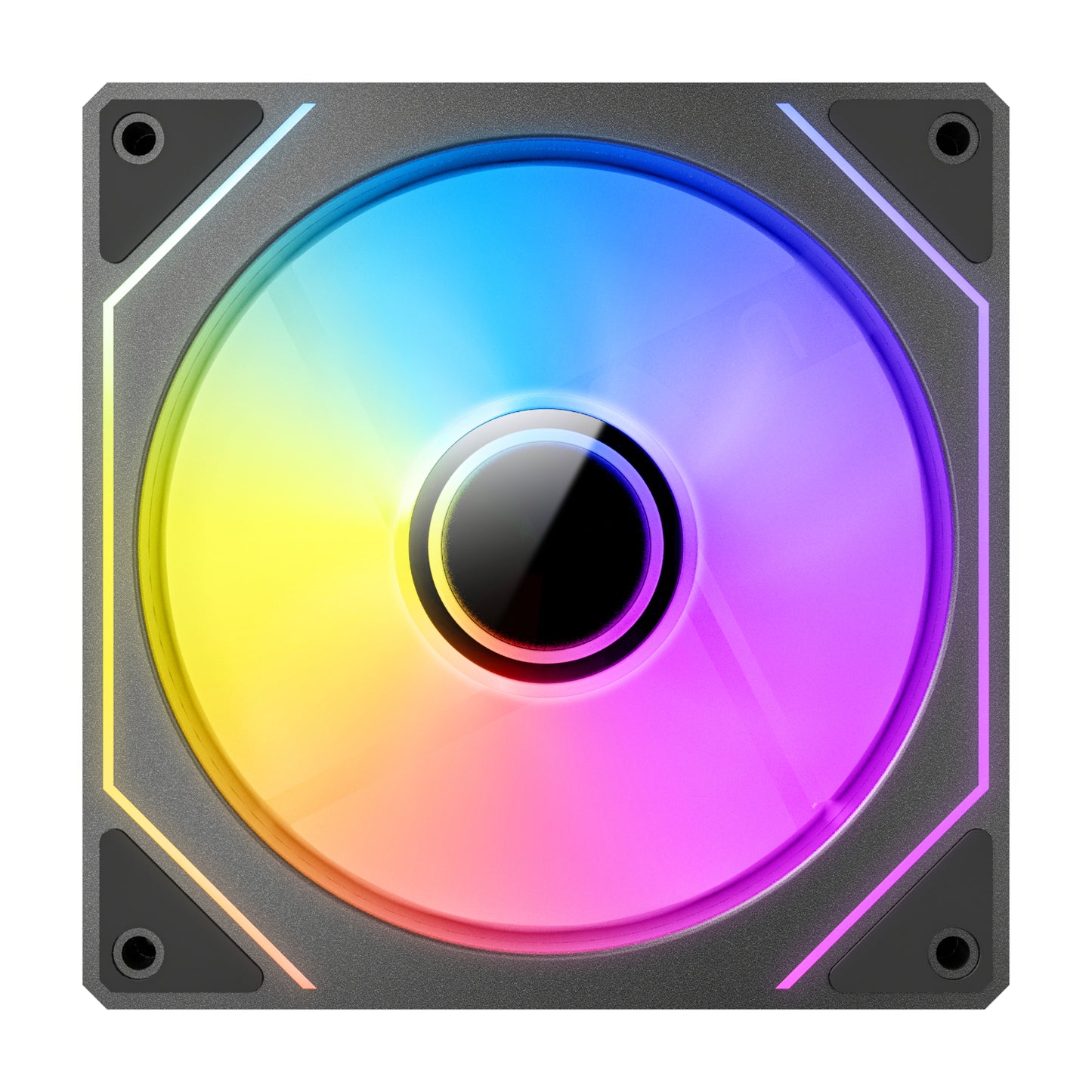 Antec VISION PWM 120mm ARGB Reverse Infinity Mirror Case Fan 3 Pack Black - alternate product view 4