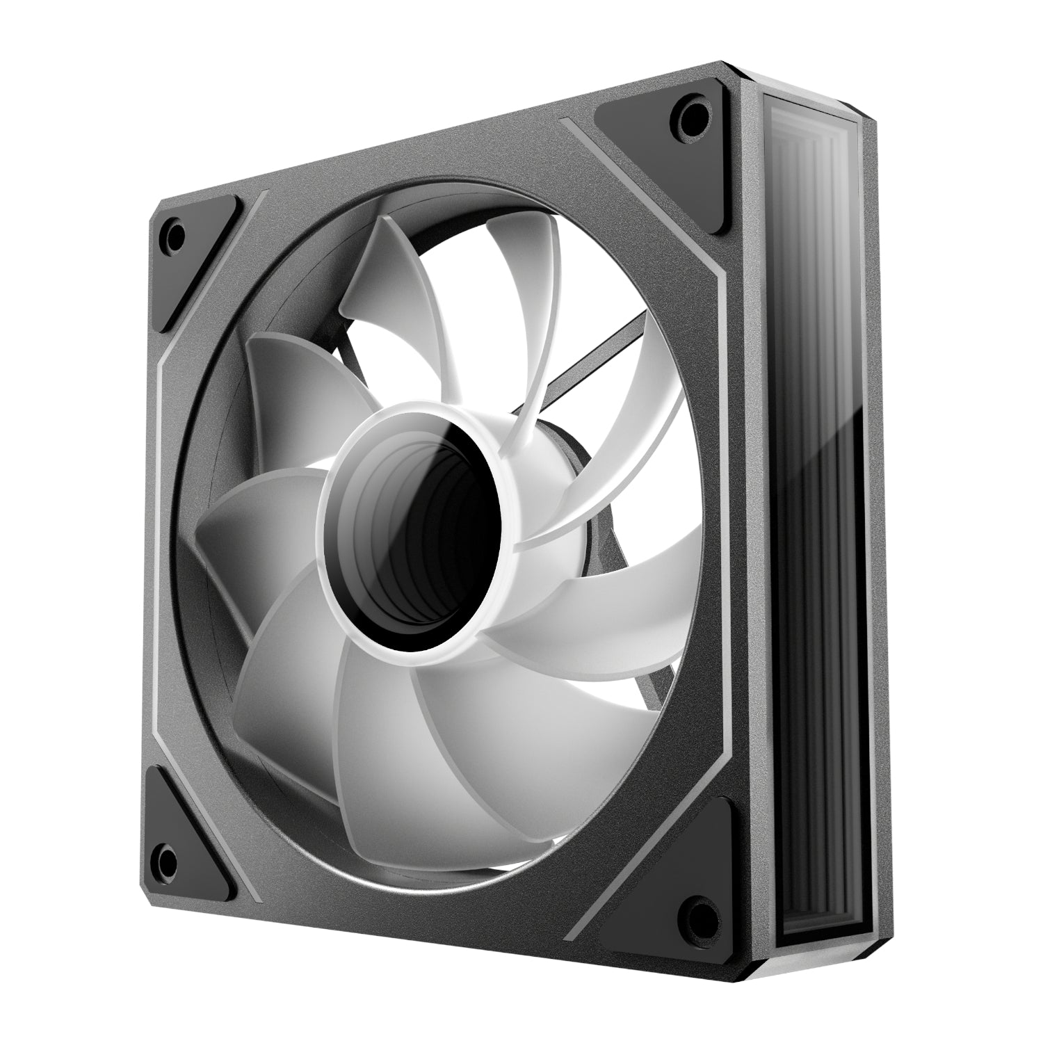 Antec VISION PWM 120mm ARGB Reverse Infinity Mirror Case Fan 3 Pack Black - alternate product view 5