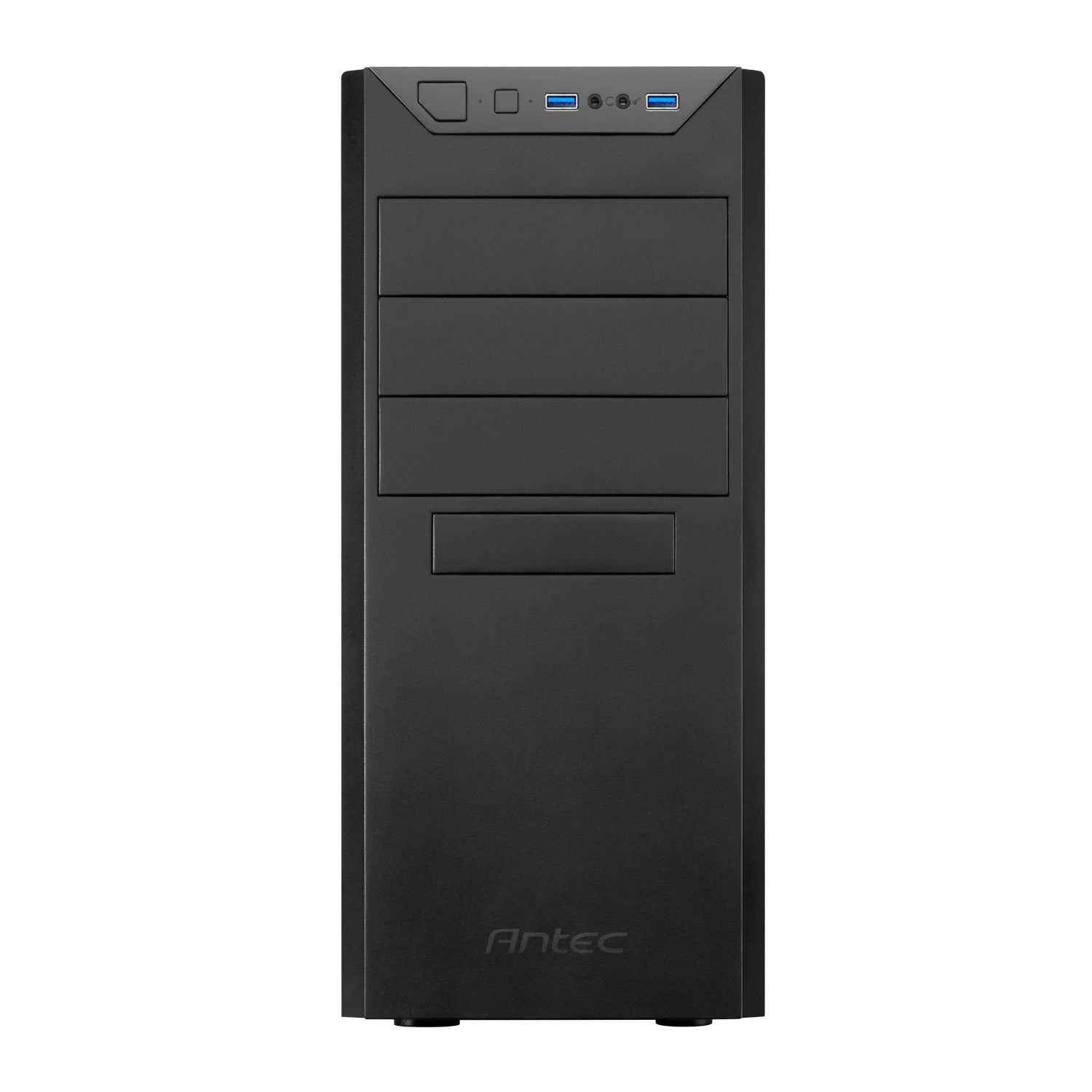 Antec VSK4000B ATX - Micro-ATX - ITX Mini -Tower Chassis - Black - alternate product view 2